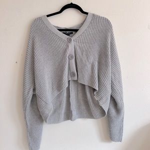 Forever 21 Grey Knit Cardigan Size Medium NEW WITH TAGS $18